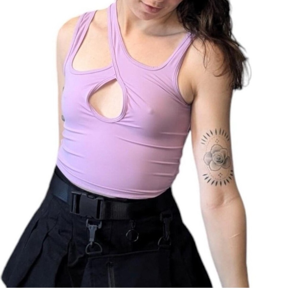 POSTER GRL Cut-Out Tank Top